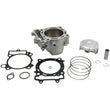 Load image into Gallery viewer, Cylinder Works 09-12 Kawasaki KX 450 F 450cc STD Bore High Compression Cylinder Kit 13.2:1 Comp. - Installation View