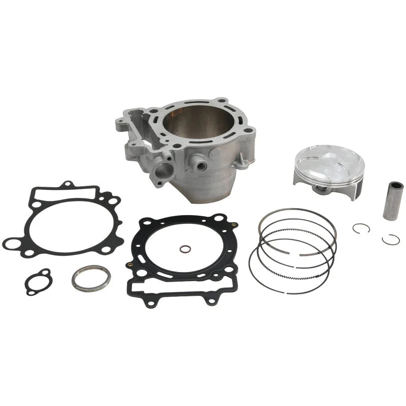 Cylinder Works 09-12 Kawasaki KX 450 F 450cc STD Bore High Compression Cylinder Kit 13.2:1 Comp. - Installation View