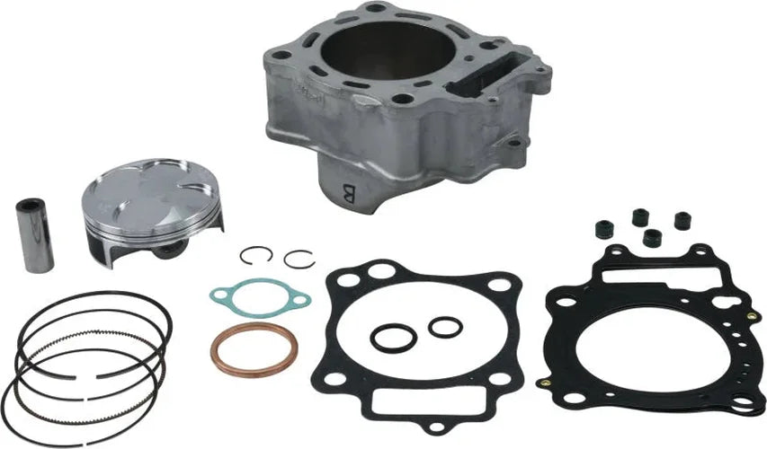 Cylinder Works 14-15 Honda CRF 250 R 250cc Standard Bore High Compression Cylinder Kit 14.1:1 Comp. - Installation View