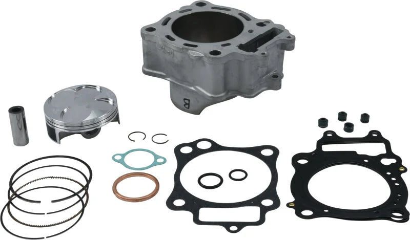 Cylinder Works 14-15 Honda CRF 250 R 250cc Standard Bore High Compression Cylinder Kit 14.1:1 Comp. - Installation View