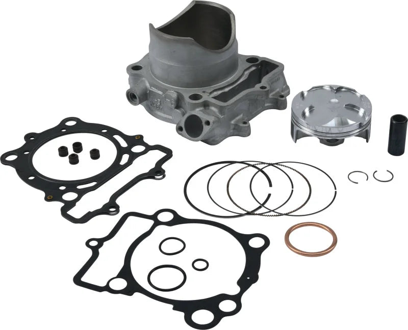 Cylinder Works 16-18 Suzuki RM-Z 250 250cc Standard Bore High Compression Cylinder Kit 14.2:1 Comp. - Side View