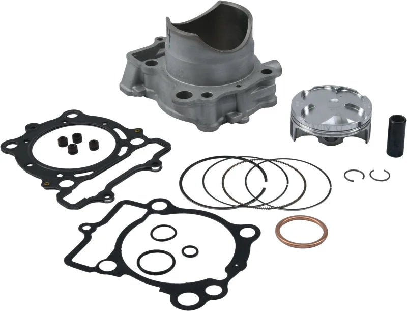 Cylinder Works 16-18 Suzuki RM-Z 250 250cc Standard Bore High Compression Cylinder Kit 14.2:1 Comp. - Installation View