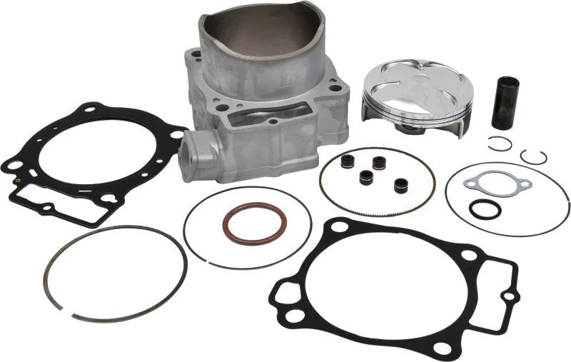 Cylinder Works 17-18 Honda CRF 450 R 450cc Standard Bore High Compression Cylinder Kit 14.4:1 Comp. - Installation View