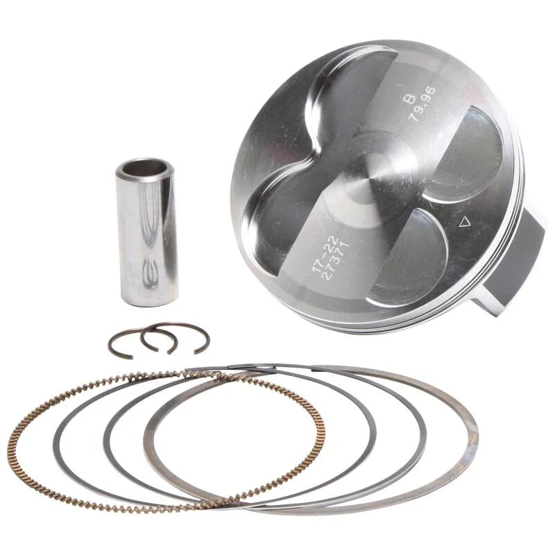 Cylinder Works 17-19 Kawasaki KX 250 F 250cc +3mm Big Bore Cylinder Kit 270cc 13.7:1 Comp. 80mm - Side View