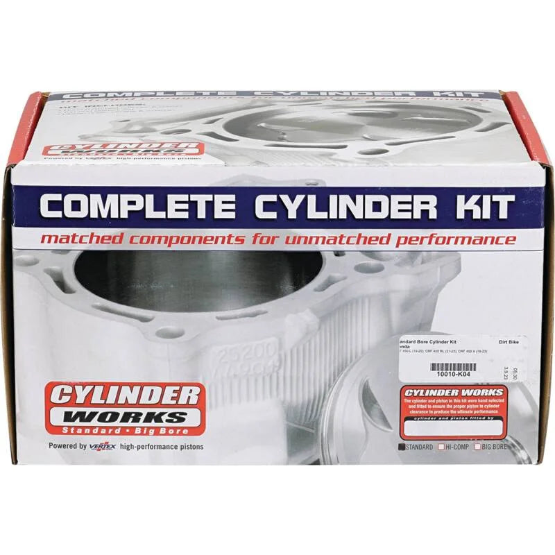 Cylinder Works 19-20 Honda CRF 450 L 450cc Standard Bore Cylinder Kit - Back View