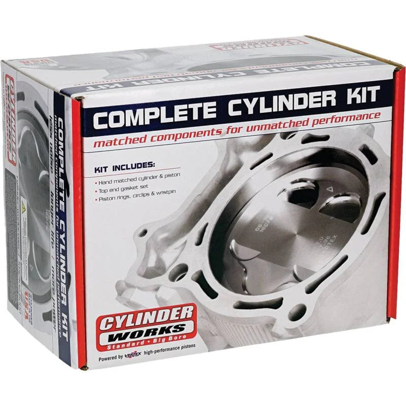 Cylinder Works 19-24 Suzuki RM-Z 250 250cc +3mm Big Bore Cylinder Kit 270cc - Back View