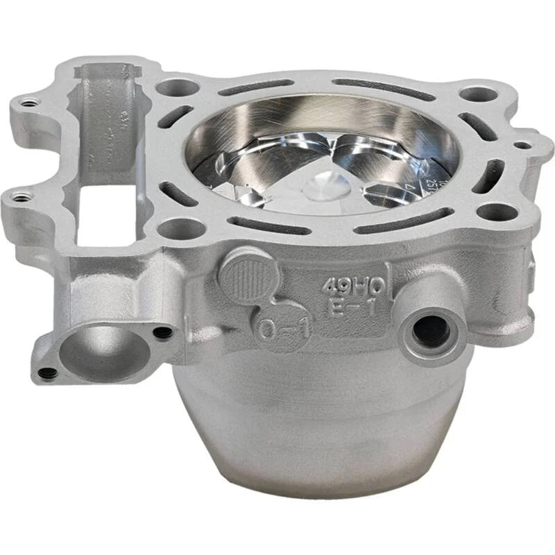 Cylinder Works 19-24 Suzuki RM-Z 250 250cc Standard Bore High Compression Cylinder Kit - Installation View