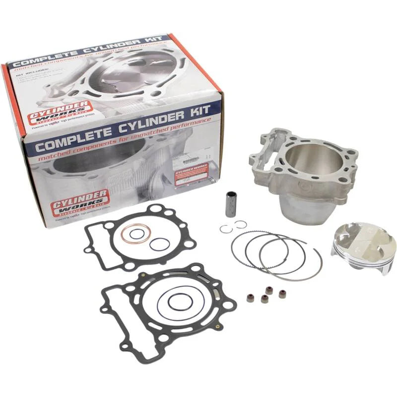 Cylinder Works 2020 Kawasaki KX 250 F 250cc +3mm Big Bore Cylinder Kit 270cc 81mm - Back View