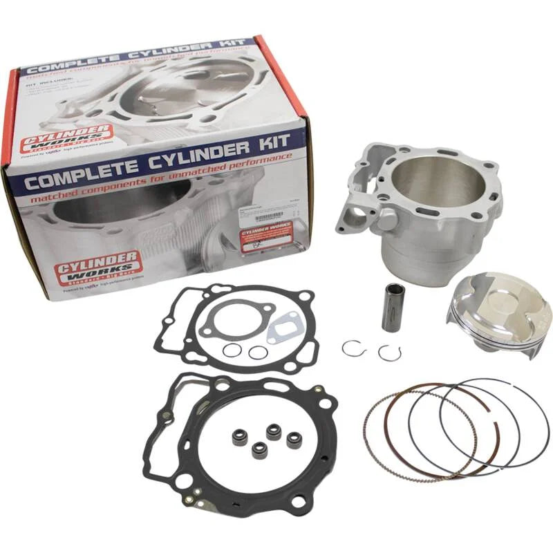 Cylinder Works 21-22 Gas-Gas EX 450 F 450cc STD Bore High Compression Cylinder Kit 13.6:1 Comp. - Installation View