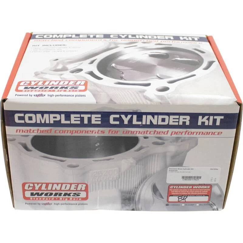 Cylinder Works 21-22 Kawasaki KX 250 F 250cc Standard Bore Cylinder Kit - Side View