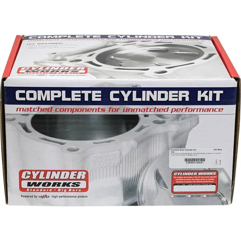 Cylinder Works 21-23 Gas-Gas MC 50 50cc Standard Bore Cylinder Kit - Installation View