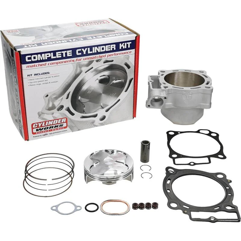 Cylinder Works 21-23 Honda CRF 450 R 450cc Standard Bore High Compression Cylinder Kit - Back View