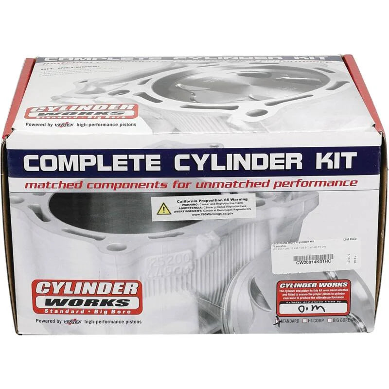 Cylinder Works 21-23 Yamaha WR 450 F 450cc Standard Bore High Compression Cylinder Kit - Detail View