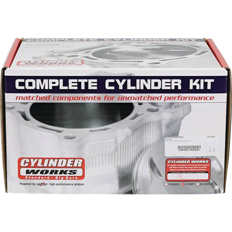 Cylinder Works 22-23 Honda CRF 250 R 250cc Standard Bore High Compression Cylinder Kit - Back View