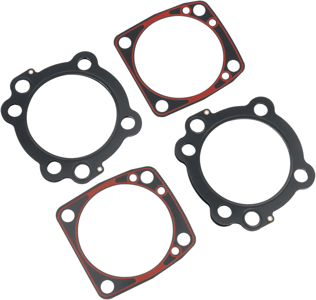 Cylinder/Base Gasket Set - Big Twin James Gasket JGI-16770-66-S - Side View