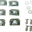 Load image into Gallery viewer, D-Ring Kit - Black Clips - Side View