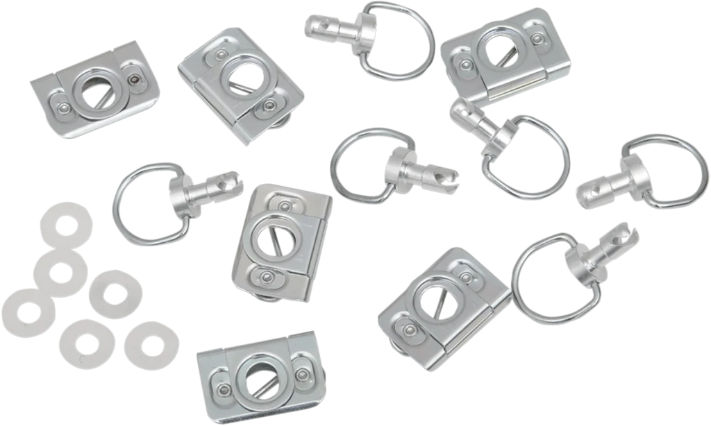 D-Ring Kit - Silver Clips - Main Product View