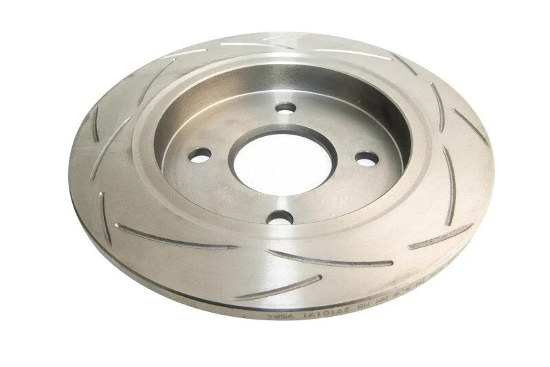 DBA 00-04 Ford Focus (excl SVT) Rear Slotted Street Series Rotor - Back View