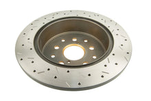 Load image into Gallery viewer, DBA 00-05 Lexus IS300 Rear Drilled &amp; Slotted 4000 Series Rotor - Back View