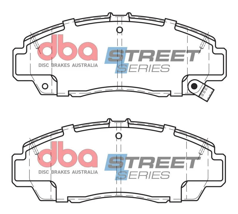 DBA 00-13 Honda Odyssey Street Series Brake Pad Set - Additional View 5