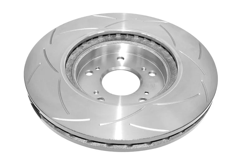 DBA 01-03 Acura CL / 95-05 TL / 04-05 TSX / 03-06 Accord V6 EX MT Front Slotted Street Series Rotor - Back View