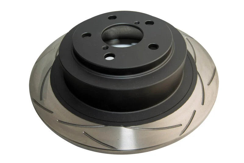 DBA 01-04 Outback 2.5L/3.0 H6 Rear Slotted Street Series Rotor - Main Product View