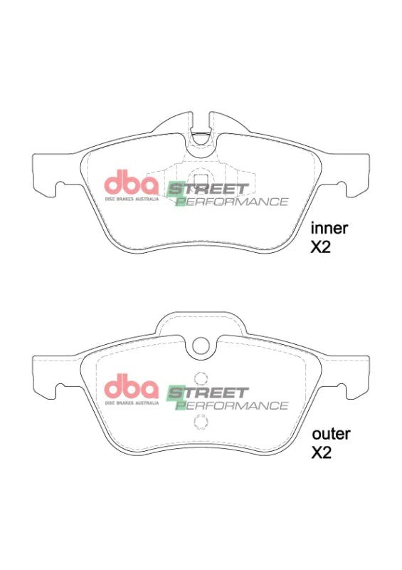 DBA 01-06 Mini Cooper (R50/R52/R53) SP Performance Front Brake Pads - Additional View 6
