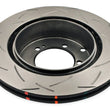 Load image into Gallery viewer, DBA 01-07 Mitsubishi Lancer Evolution 7/8/9 Rear Slotted 4000 Series Rotor - Side View
