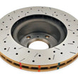 Load image into Gallery viewer, DBA 01-07 Subaru Impreza WRX STI 4000 XS Cross Drilled &amp; Slotted Rear Rotor w/Gold Hat - Additional View 8