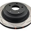 Load image into Gallery viewer, DBA 01-07 Subaru WRX / 05-07 Subaru Forester XT Rear Slotted 4000 Series Rotor - Main Product View