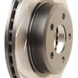 Load image into Gallery viewer, DBA 01-07 Subaru WRX STI 10 Hole Rear Street Series T2 Slotted Rotor - Main Product View