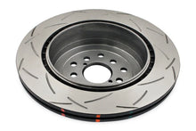 Load image into Gallery viewer, DBA 01-07 Subaru WRX/STI 10 Stud Hole Rear Slotted 4000 Series Rotor - Side View
