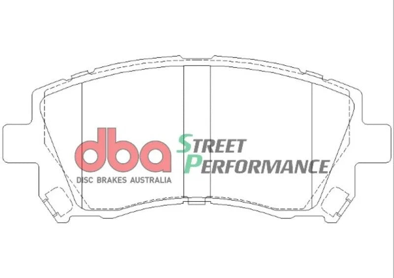 DBA 02-03 Subaru WRX / 98-01 Subaru Impreza SP500 Front Brake Pads - Additional View 8