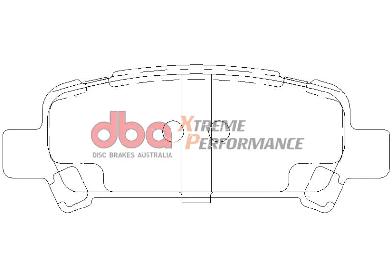 DBA 02-03 Subaru WRX XP650 Rear Brake Pads - Additional View 7