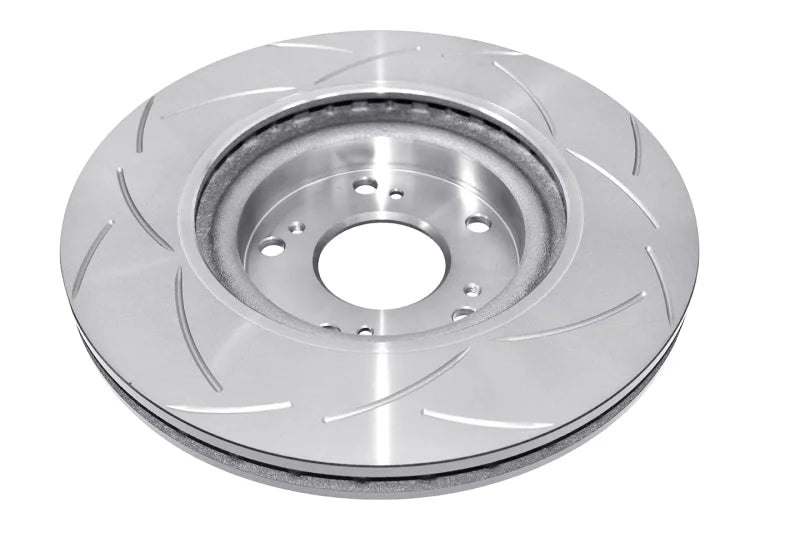 DBA 02-05 RSX (Type S) / 06-07 Civic Si 2.0L Front Slotted Street Series Rotor - Back View