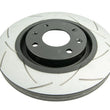 Load image into Gallery viewer, DBA 02-07 Citroen C4 / Peugeot F Front T2 Slotted Street Series Rotor - Side View