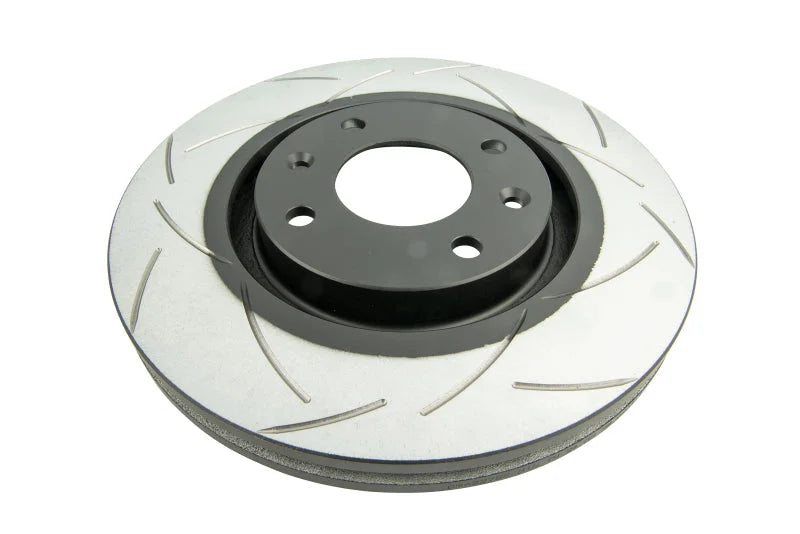 DBA 02-07 Citroen C4 / Peugeot F Front T2 Slotted Street Series Rotor - Side View