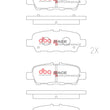 Load image into Gallery viewer, DBA 02-08 Nissan 350Z (Z33) Rear RP Performance Brake Pads - Additional View 5