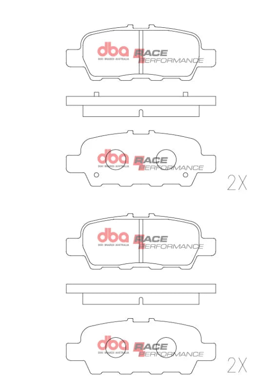 DBA 02-08 Nissan 350Z (Z33) Rear RP Performance Brake Pads - Additional View 5