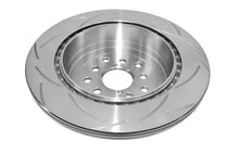 Load image into Gallery viewer, DBA 02-09 Subaru WRX / 02-07 STi 10 Stud Hole Rear Slotted Street Series Rotor - Side View
