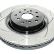 Load image into Gallery viewer, DBA 02-09 Subaru WRX STi 10 Stud Hole Front Slotted Street Series Rotor - Main Product View