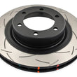 Load image into Gallery viewer, DBA 02+ Toyota Landcruiser Front Wiper Slotted 4000 Series Rotor - Side View