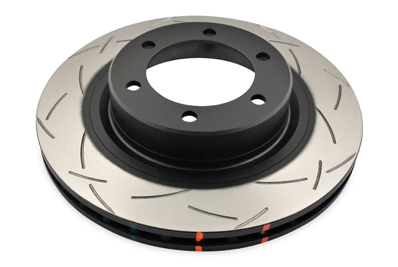 DBA 02+ Toyota Landcruiser Front Wiper Slotted 4000 Series Rotor - Side View