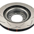 Load image into Gallery viewer, DBA 02+ Toyota Landcruiser Front Wiper Slotted 4000 Series Rotor - Back View