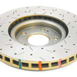 Load image into Gallery viewer, DBA 03-05 Evo 8/9 Front Drilled &amp; Slotted 4000 Series Rotor - Side View