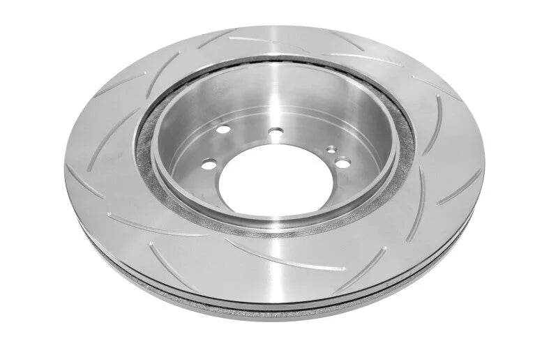 DBA 03-05 Evo 8/9 Rear Slotted Street Series Rotor - Side View