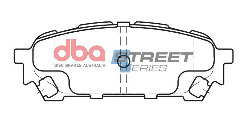 DBA 03-05 Subaru Impreza WRX Rear Street Series Brake Pads - Additional View 5