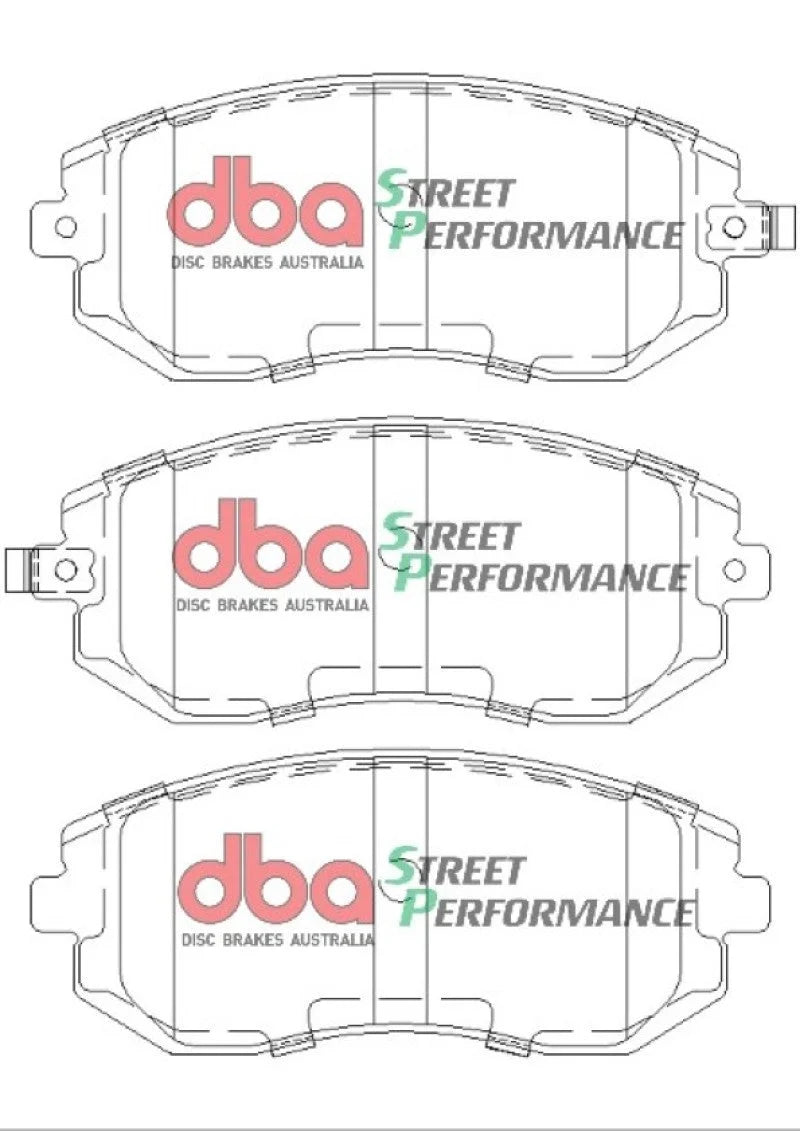 DBA 03-05 Subaru WRX / 08 Subaru WRX SP500 Front Brake Pads - Additional View 7