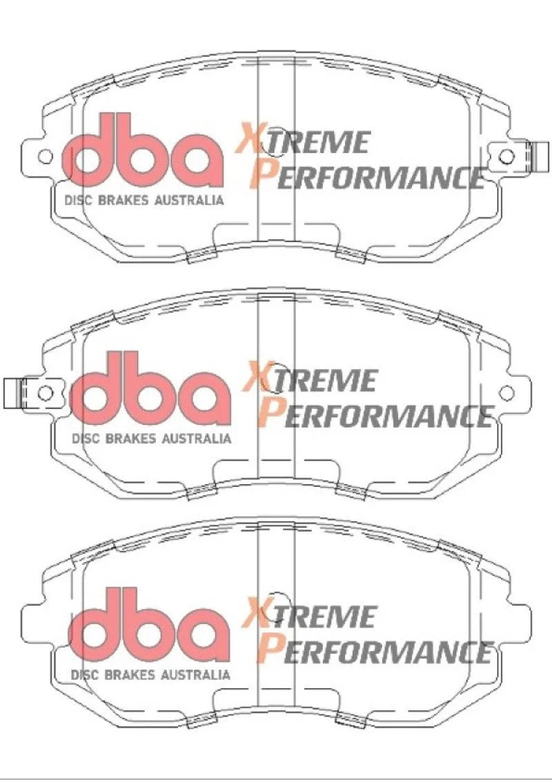 DBA 03-05 Subaru WRX / 08 Subaru WRX XP650 Front Brake Pads - Additional View 8