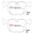 Load image into Gallery viewer, DBA 03-06 BMW M3 E46 SP Performance Rear Brake Pads - Additional View 6